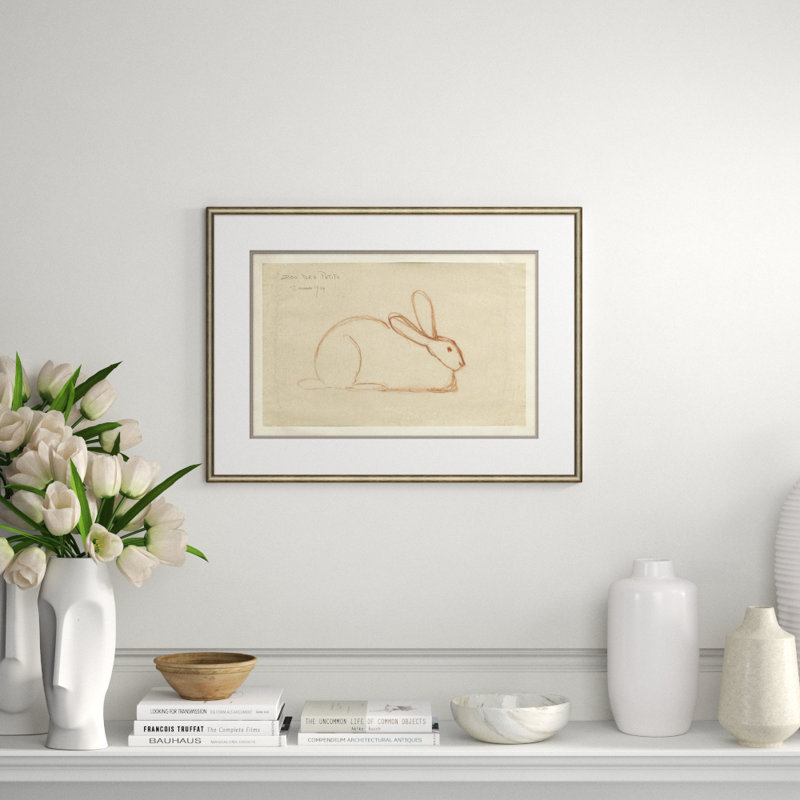 At The Zoo Sketch Series - Laying Bunny Giclee Print by Soicher Marin Archives