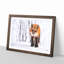 Red Fox in a Winter Forest - Framed Print-56758639-56758645