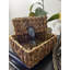 3-Pack Wicker Storage Baskets – Large & Small Handwoven Baskets Set, Natural Water Hyacinth Organizer Bins for Pantry Shelf and Home Storage