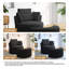 Chaise longue rembourrée avec coussin Niama-1963740551