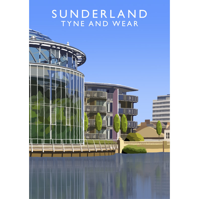 'Sunderland' by Richard O'Neil - Print, No Frame, 40 cm H x 30 cm W x 1 cm D