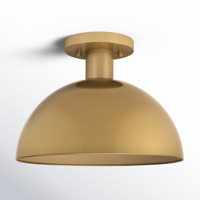 Darrah Single Light Metal Semi Flush Mount