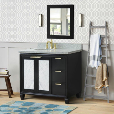 Schreck 43'' Single Bathroom Vanity with Top