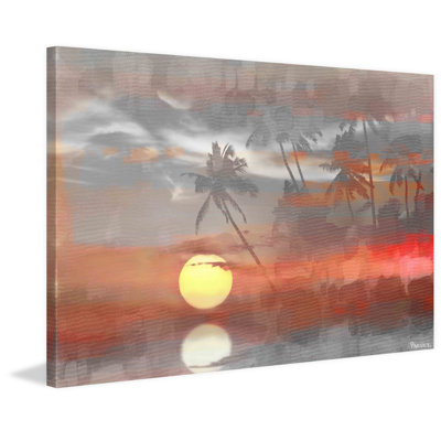 «Paradise At Sunset» par Parvez Taj, reproduction de photo sur toile tendue