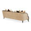 Malibu Crest 99'' Chenille Recessed Arm Sofa