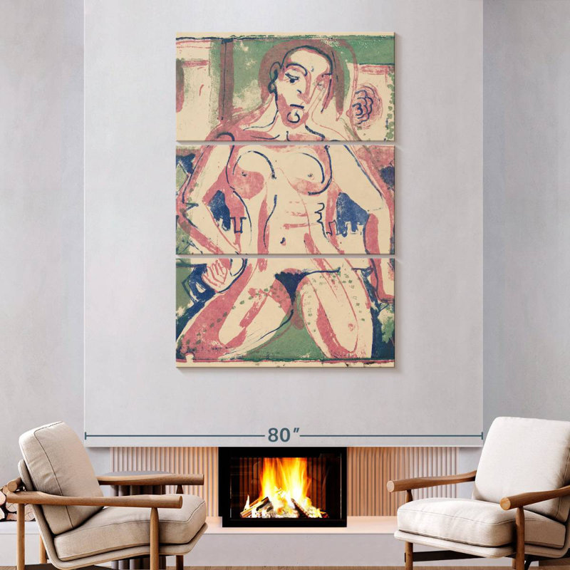 Leisha femme nue 1927, H 74 po x l 48 po