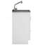 Cardinal - 28" Laundry Cabinet With Faucet And Stainless Steel Sink - White