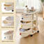 58cm H x 28cm W Utility Cart with Wheels