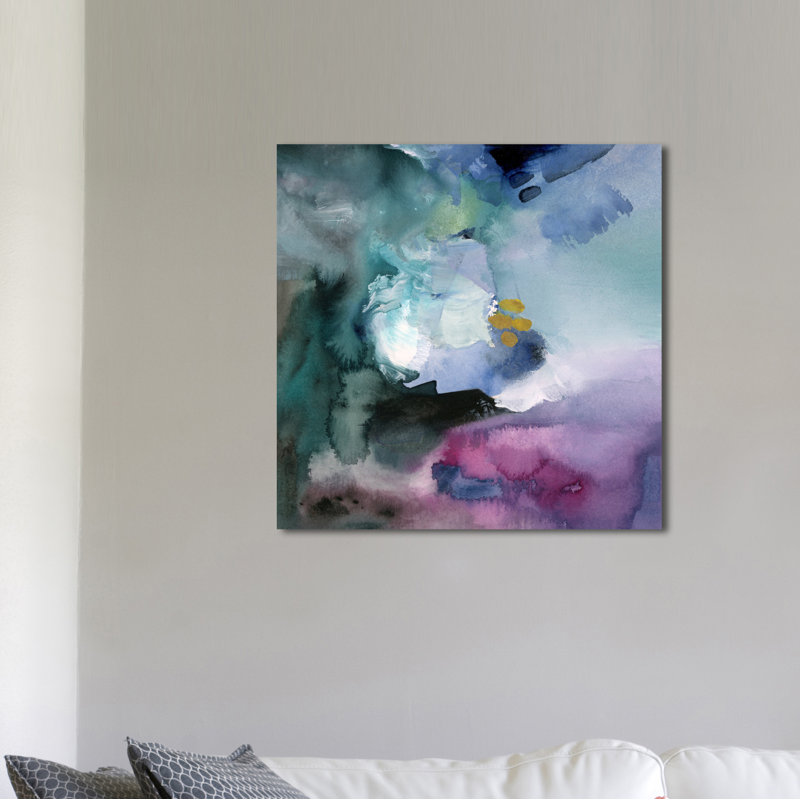 «Nebulosa Abstract», reproduction d'art sur toile tendue, H 20 po x l 20 po