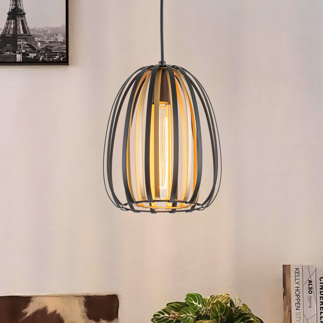 Aareona 1 - Light Industrial Cage Geometric Pendant