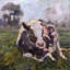 BROWN COW BROWN COW - Unframed Print on Canvas-1229554138-1326880557