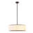 24" 5-Light Pleated Drum Chandelier-1404054220