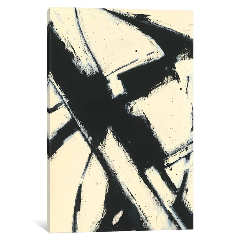 " Expression Abstract I ", 12" H x 8" W x 0.75" D, Canvas