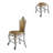 23'' H Faux Leather Upholstered Side Chair