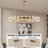 Wagon Wheel Chandelier With Crystal Shade-271068635-287412096