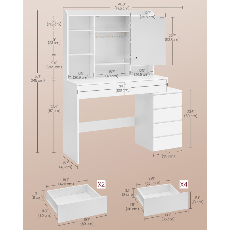 Dressing Table with Mirror