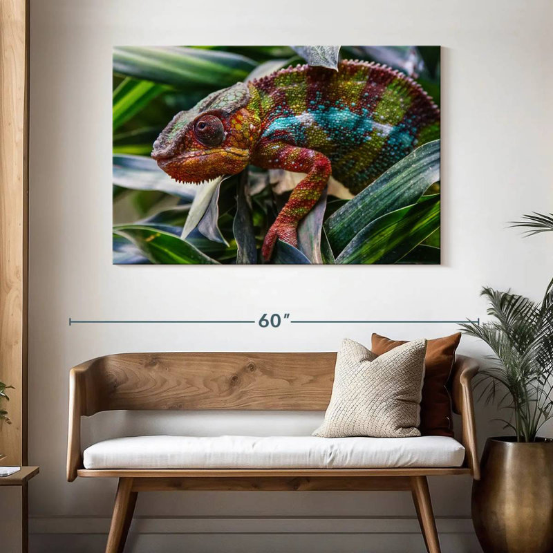 Caméléon Brampt, H 32 po x l 48 po