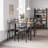 Dining Table Set for 4, Ktichen Table with 4 Chairs