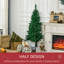 Demi-arbres de Noël artificiels 5 pi avec base en acier à ouverture automatique pour décorations de Noël d'intérieur-121054149