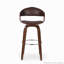 Tabouret en similicuir revêtu de tissu d'ameublement-115824169-115824171
