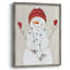 Festive Snowman III, reproduction encadrée - bois massif-619031363