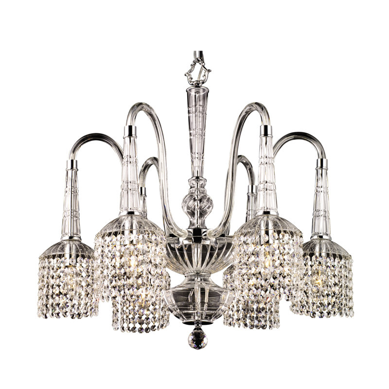 6 - Light Dimmable Chandelier