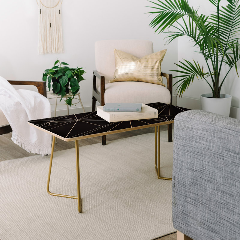 Solid Wood Top Coffee Table
