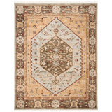 Samarkand 100 One Hundred Seven Area Rug In Blue / Brown