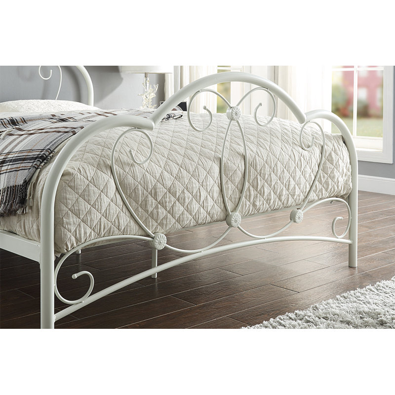 Uribe Bed, Double (4'6), White
