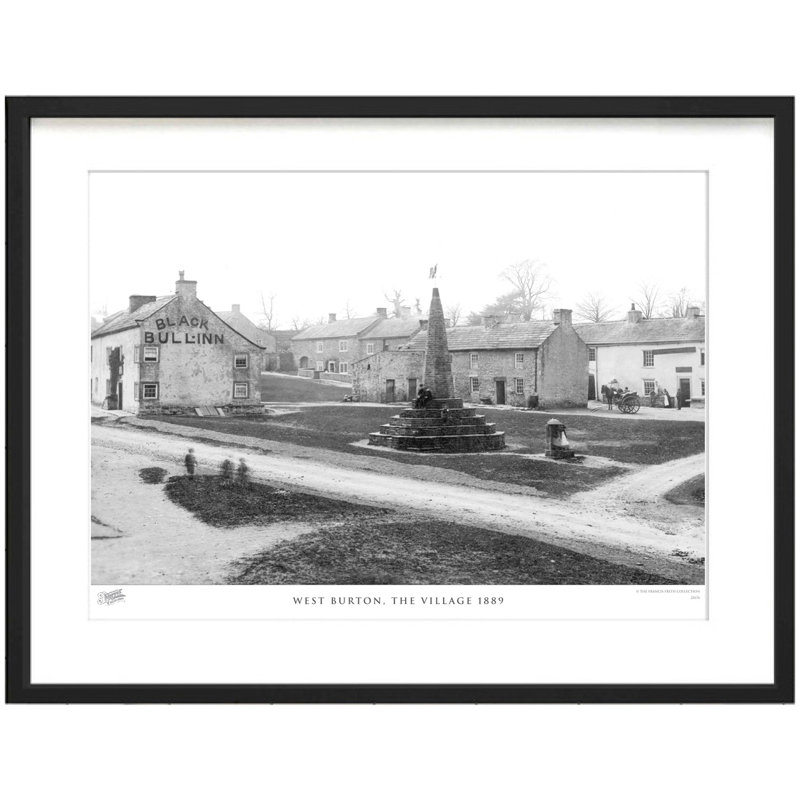 West Burton, The Village 1889 by Francis Frith - Single Picture Frame Print, 45cm H x 60cm W x 2.3cm D