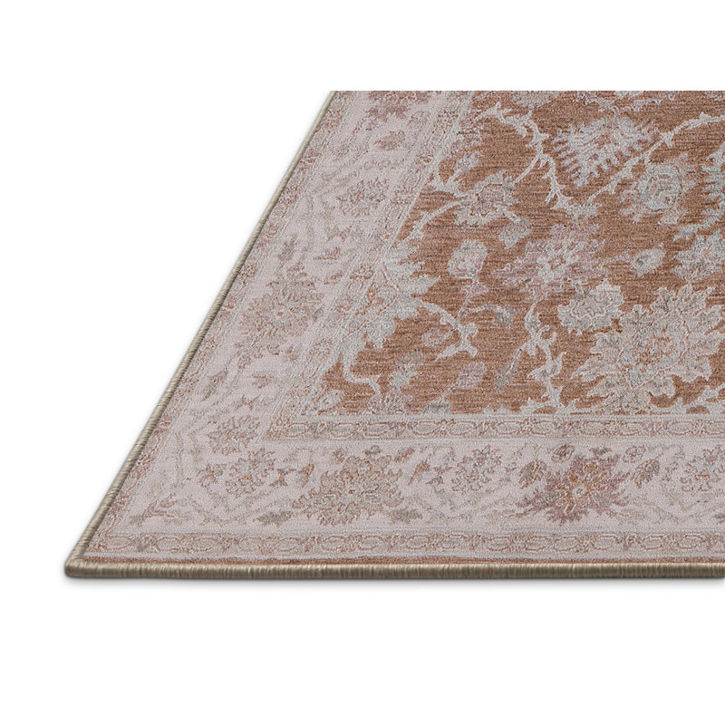 Tapis oriental beige / brun Amla, Rectangle 2 pi x 3 pi