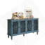 Buffet antique 60 "avec sculptures florales-1363701538