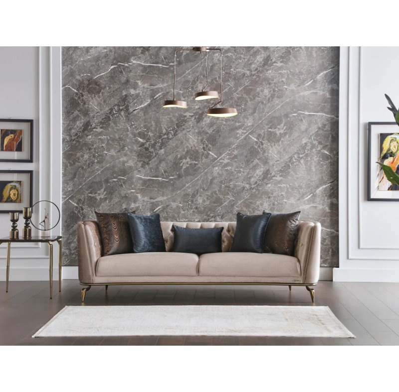 Canapé et fauteuil d'appoint Pavilion, Beige
