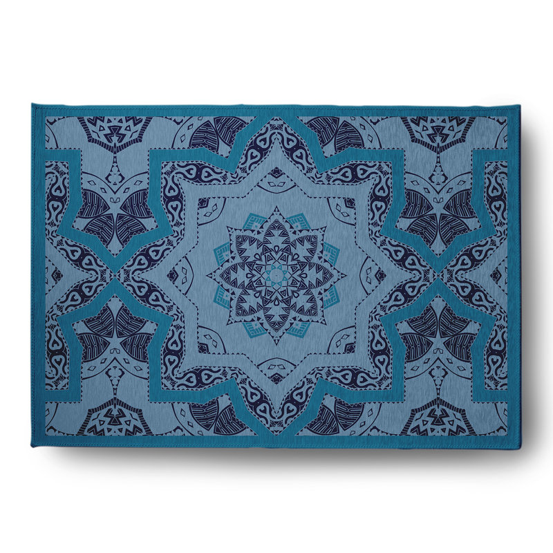 Chenille Geometric Indoor Rug, Rectangle 4' x 6'