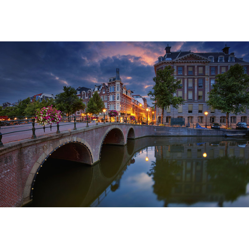 Crescendo Amsterdam - Photographie sur toile tendue, H 8 po x l 12 po