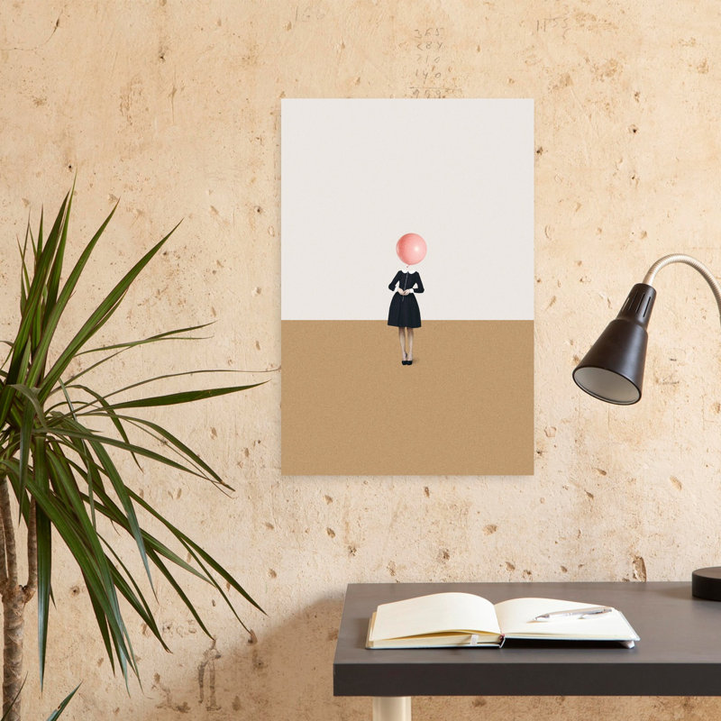 Art contemporain, art abstrait surréel, H 24 po x l 16 po