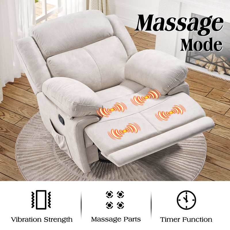 Fauteuil de massage, Tissu crème