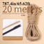 Corde à griffer pour chat, corde de chanvre naturel pour remplacement d'arbre à griffer, corde à griffer en sisal pour chat, corde en jute naturelle de 8 mm d'épaisseur pour poteaux à griffes, arbres à chat, projets de bricolage-1966549529