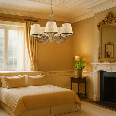 5 Lights Metal Body Classical Chandelier