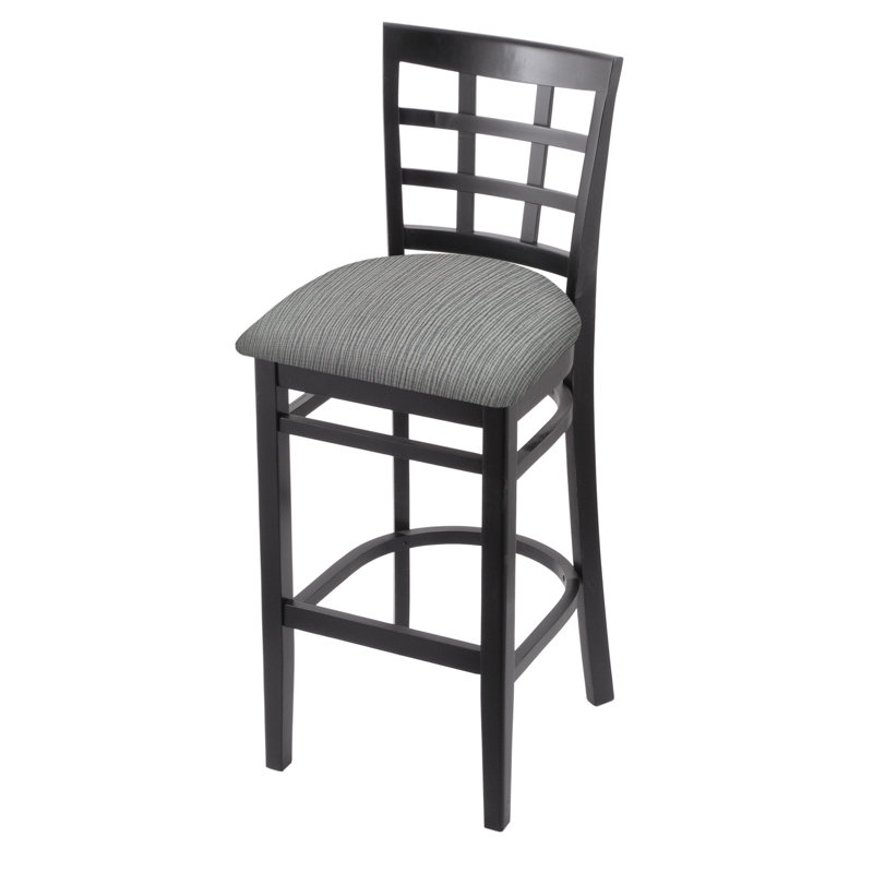 Tabouret, Noir, Alpin graphique, Tabouret de comptoir (siège d’une hauteur de 25