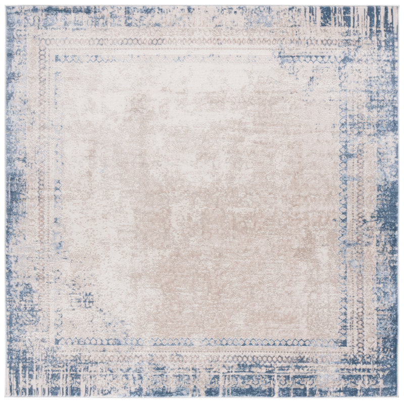 Javette Performance Oriental Rug, Square 6'7"
