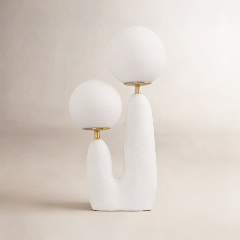 Lampe fantaisie Ilsa, Blanc