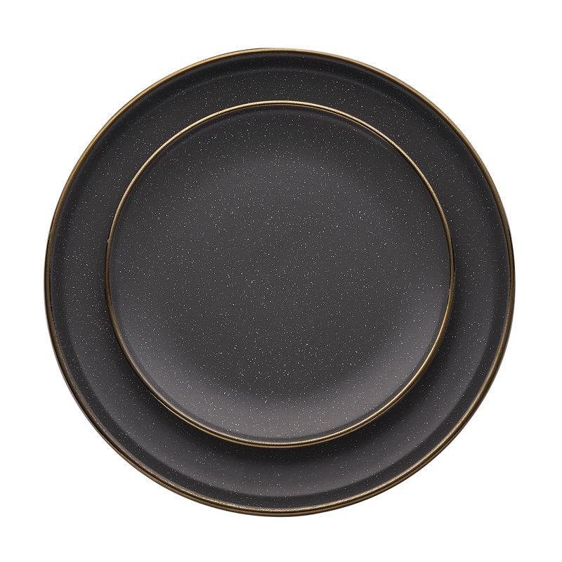 Service de table 16 pièces, service pour 4 Beaumont, Gris