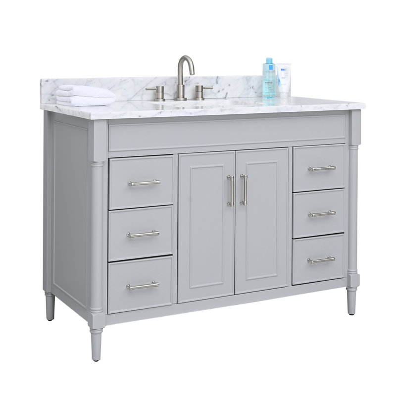 Bristol 49'' W Single Vanity, Light Gray
