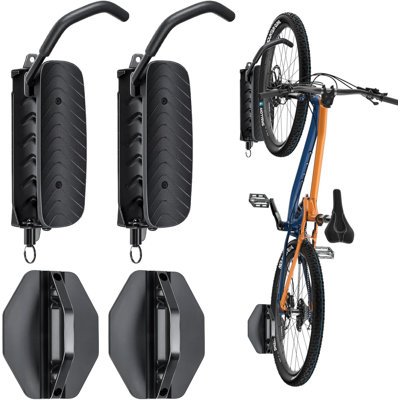 Garage à vélos, support mural, pivotant à 150 ° et cintres verticaux peu encombrants pour le rangement