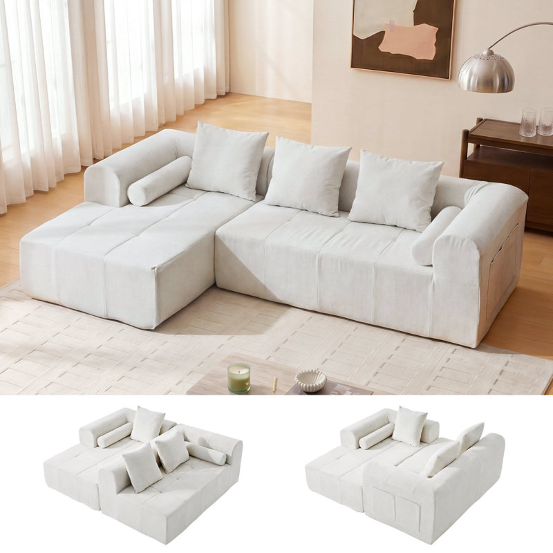 3 Seater Sofa, Beige