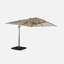 Carleena 380 cm W X 286 cm D Rectangular Tilt Cantilever Parasol with Crank Lift-389334721