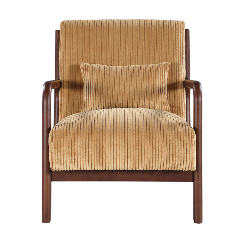 Chaise longue en bois, Jaune