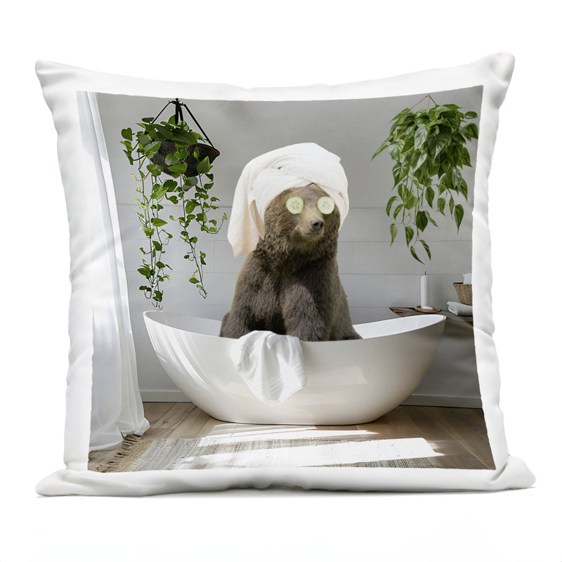 Coussin d'extérieur Bear in Refreshing Spa Design by CAD Designs