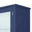 [Vidéo d'assemblage disponible] Buffet autoportant traditionnel de 63,3 po x 17,8 po x 78,3 po avec grande armoire de rangement avec tiroirs, tablette de porte et tablettes réglables, bleu Topmax-1214253294